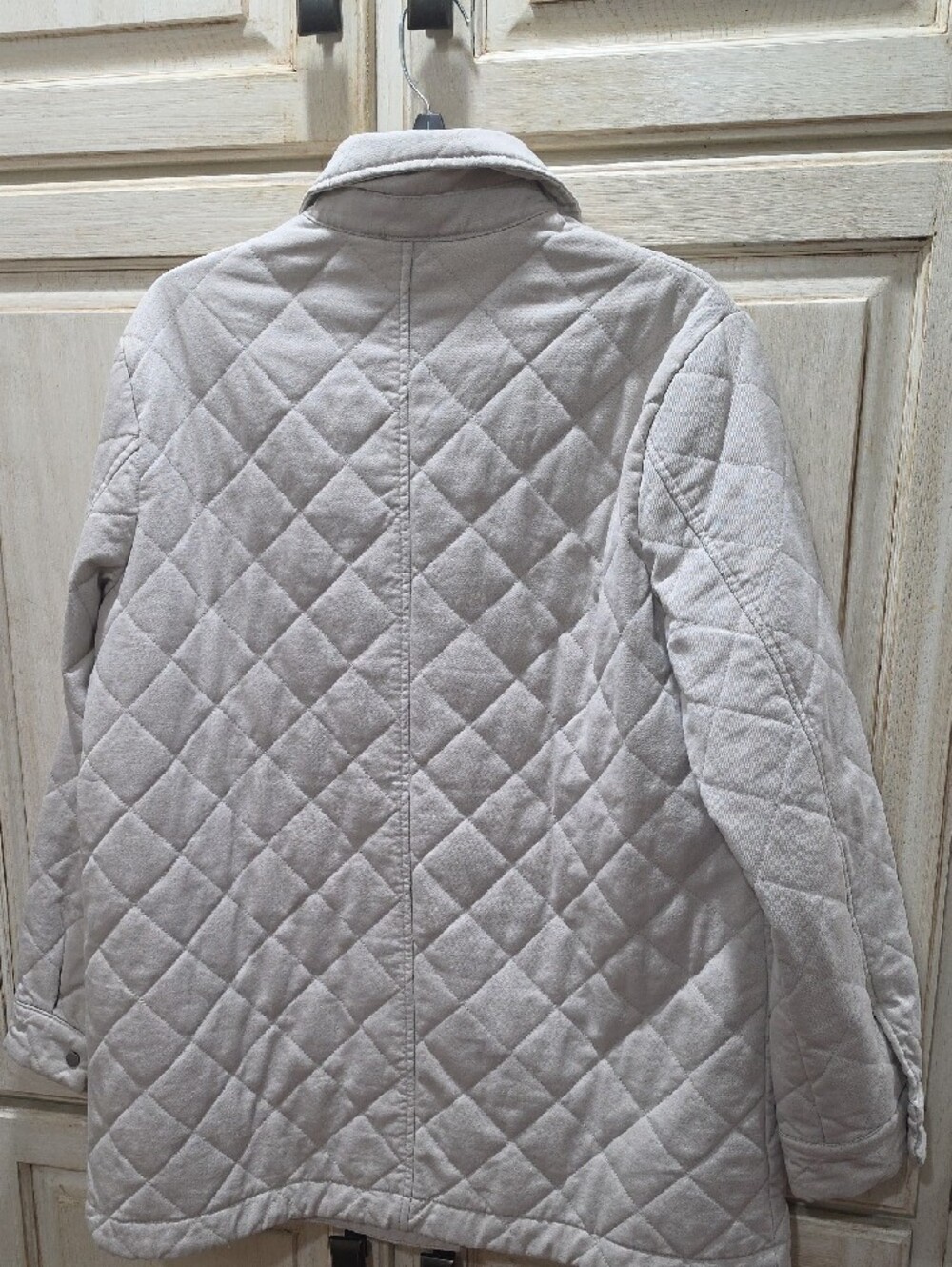 Joie Diamond Quilted Cotton Equestrian Utility Boxy Jacket - Picture 8 of 8